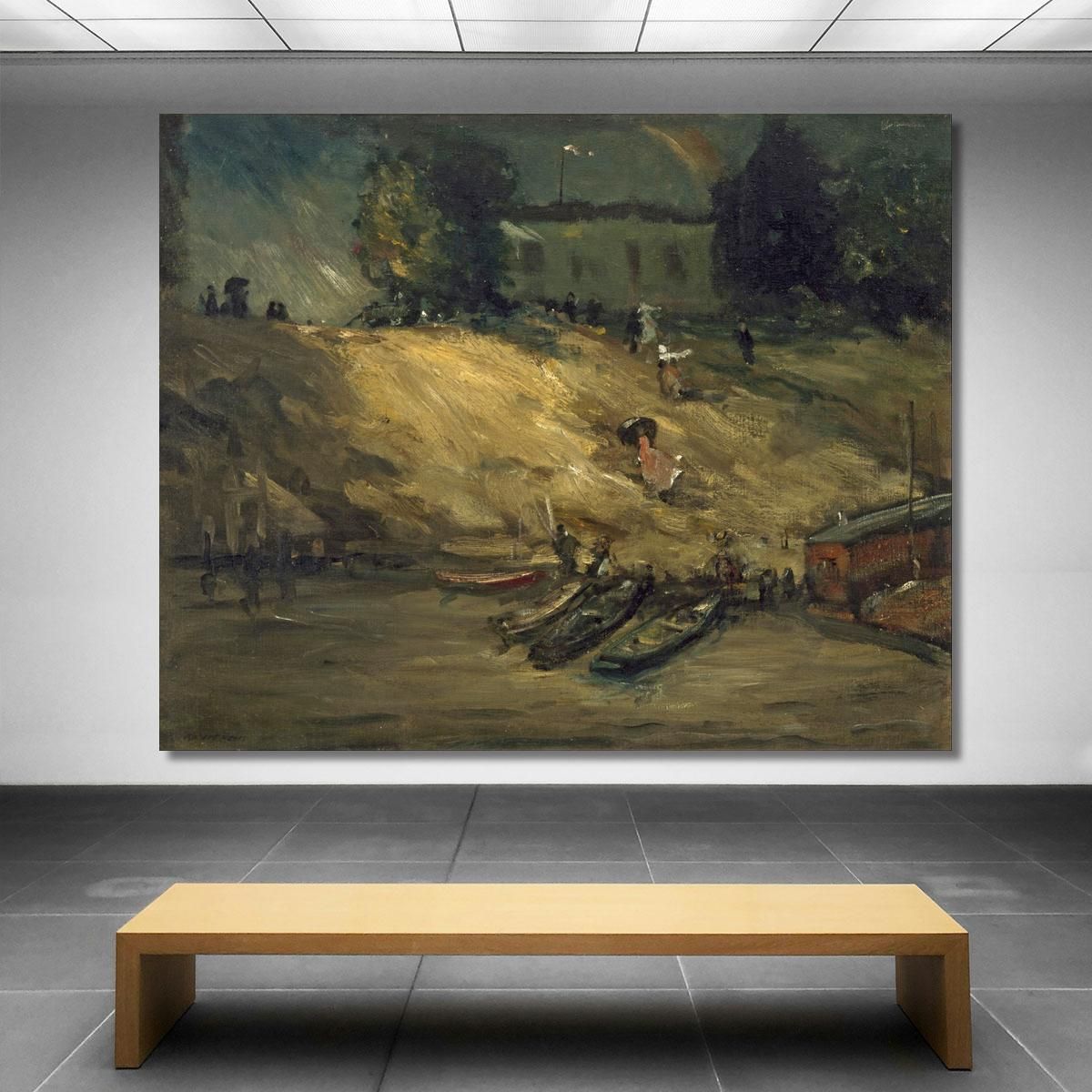 Sudden Shower Robert Henri rhn64 canvas print 