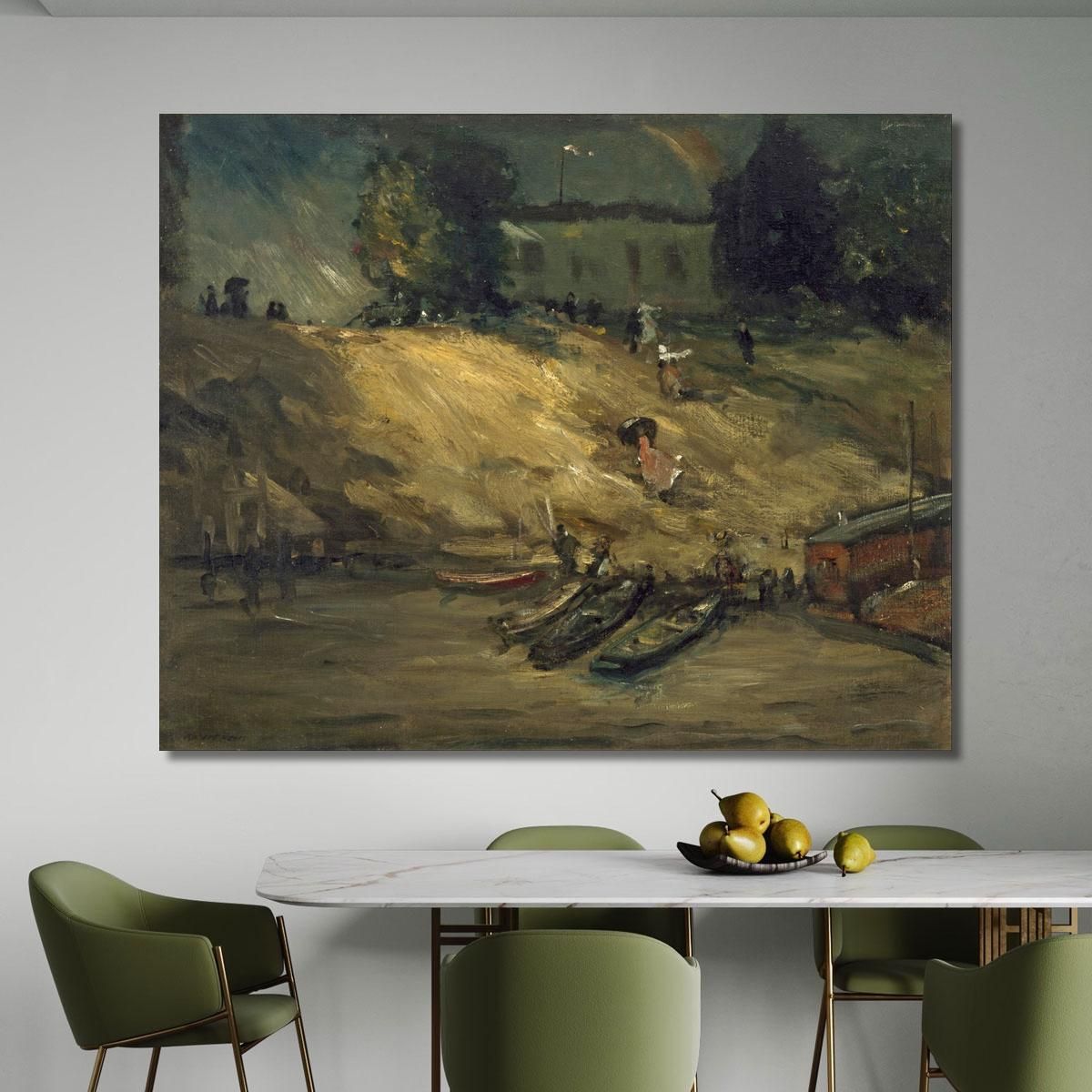 Sudden Shower Robert Henri rhn64 canvas print 