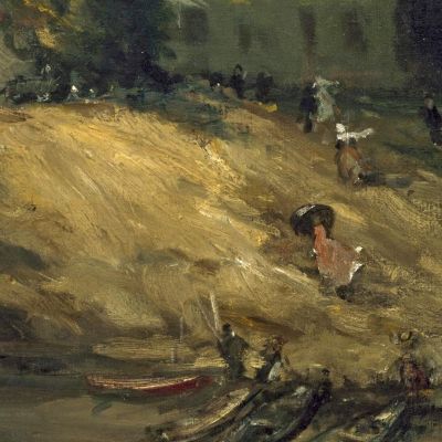 Sudden Shower Robert Henri rhn64 canvas print