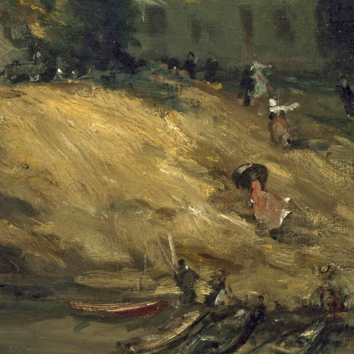 Sudden Shower Robert Henri rhn64 canvas print