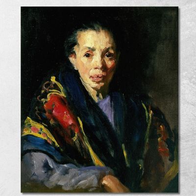 The Old Model Old Spanish Woman Robert Henri rhn69 canvas print 