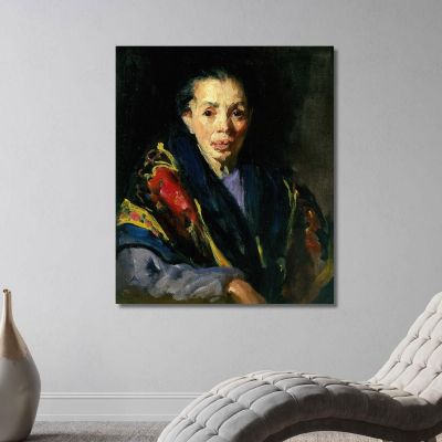 The Old Model Old Spanish Woman Robert Henri rhn69 canvas print 