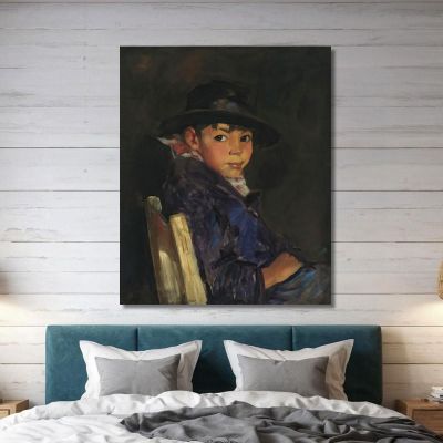 Young Sport Francisco Robert Henri rhn75 canvas print 