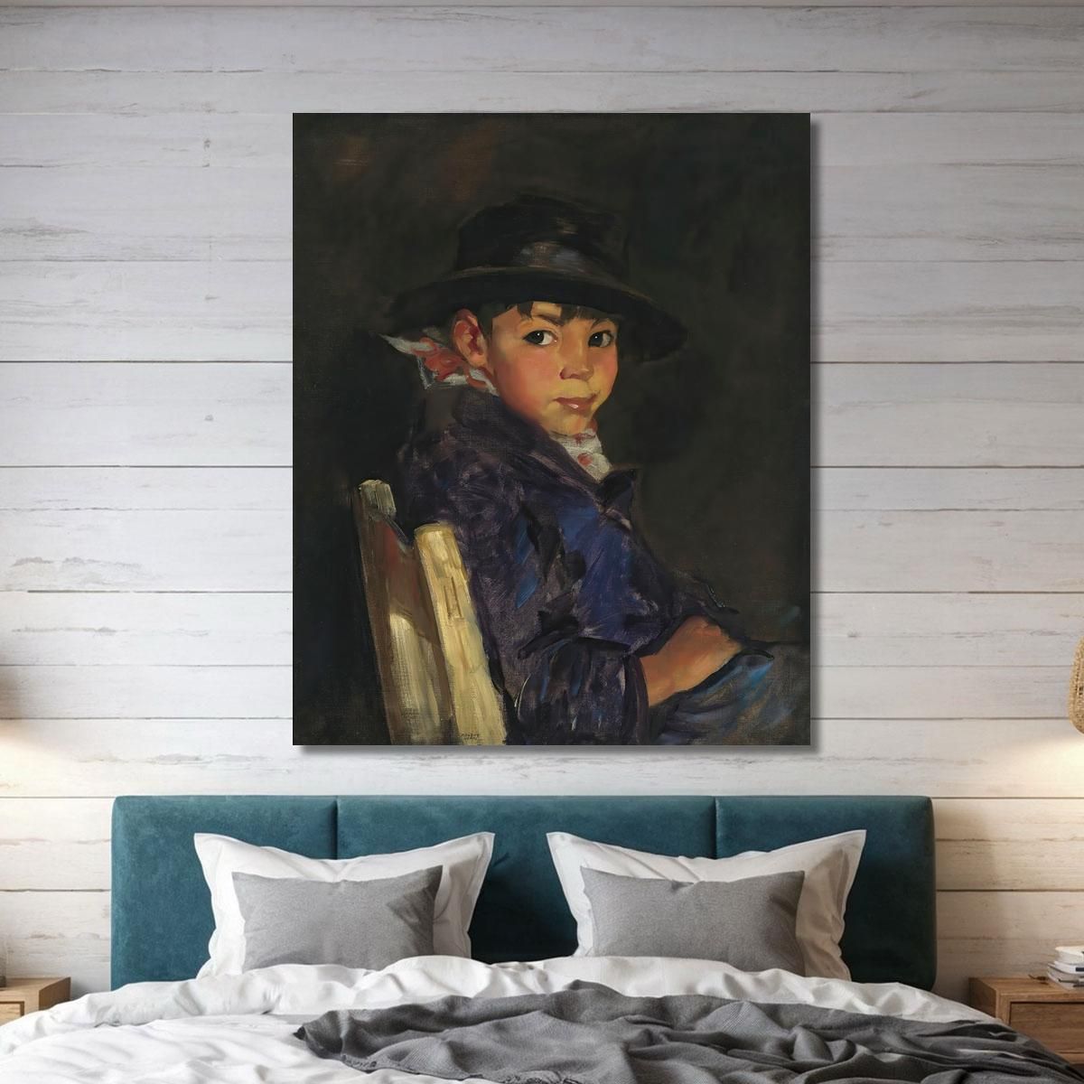 Young Sport Francisco Robert Henri rhn75 canvas print 