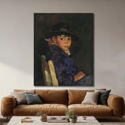 Young Sport Francisco Robert Henri rhn75 canvas print 