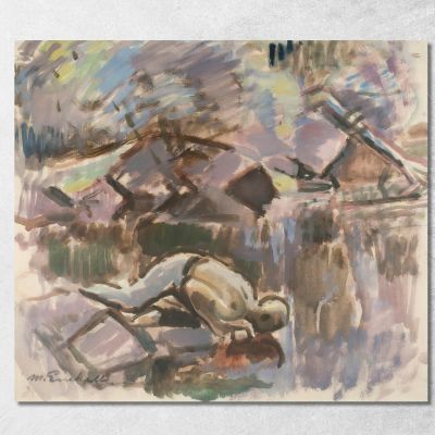 At The Spring Magnus Enckell mek2 canvas print 