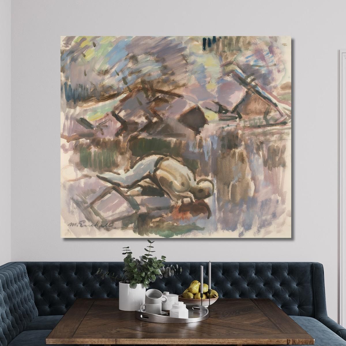 At The Spring Magnus Enckell mek2 canvas print 