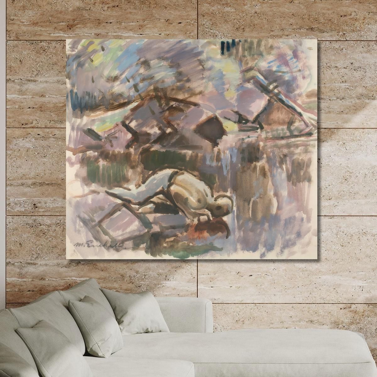 At The Spring Magnus Enckell mek2 canvas print 