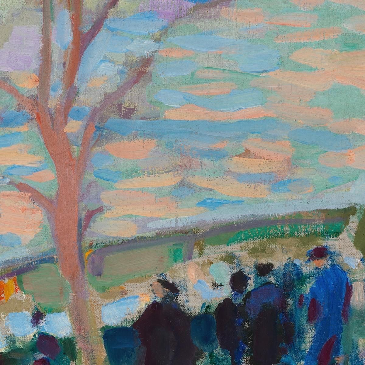 Banks Of The Seine Magnus Enckell mek5 canvas print