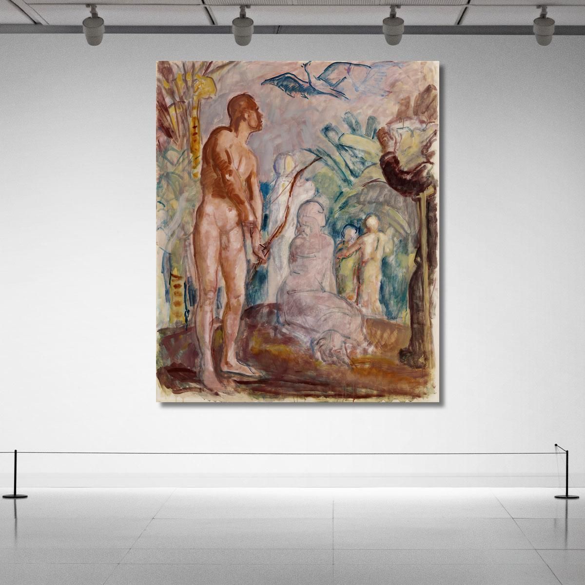 Bird Of Paradise Sketch Magnus Enckell mek7 canvas print 