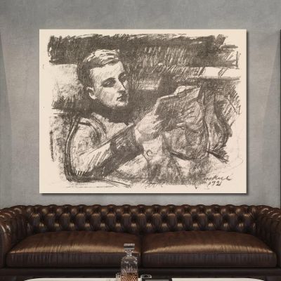 Boy Reading Jorgen Enckell Magnus Enckell mek10 canvas print Boy Reading Jorgen Enckell Magnus Enckell mek10 canvas print