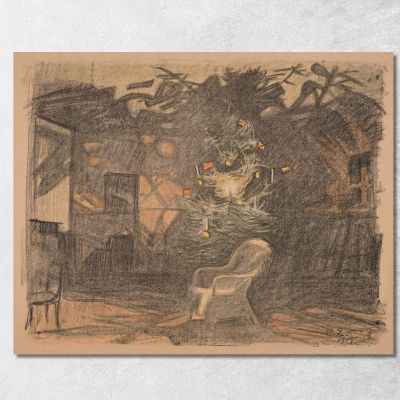 Christmas Tree Magnus Enckell mek12 canvas print 