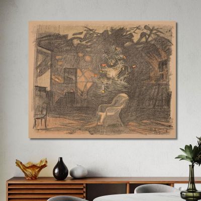 Christmas Tree Magnus Enckell mek12 canvas print 