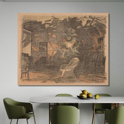 Christmas Tree Magnus Enckell mek12 canvas print 