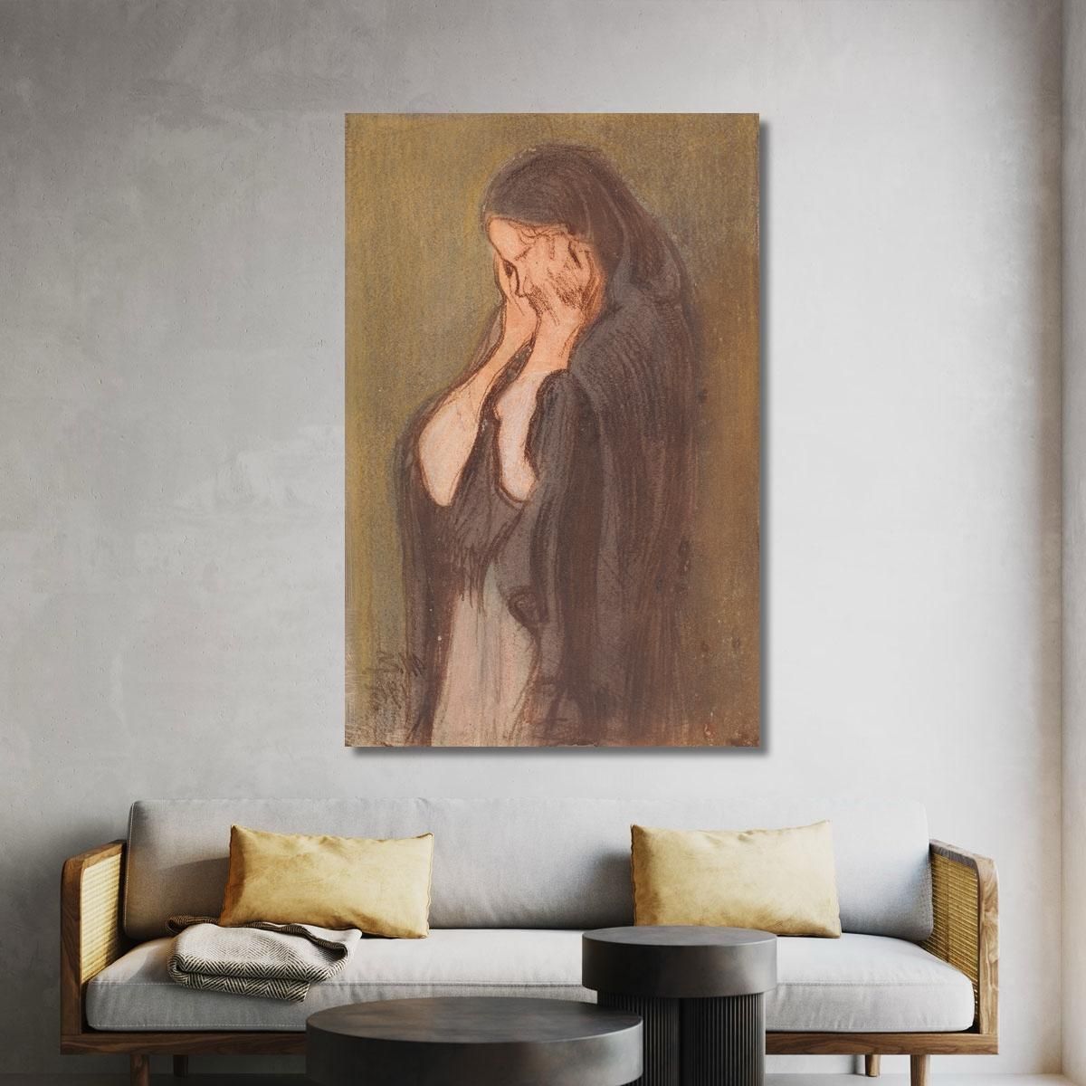 Crying Woman Magnus Enckell mek13 canvas print