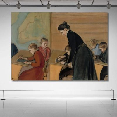 Elementary School Magnus Enckell mek15 canvas print  Elementary School Magnus Enckell mek15 canvas print