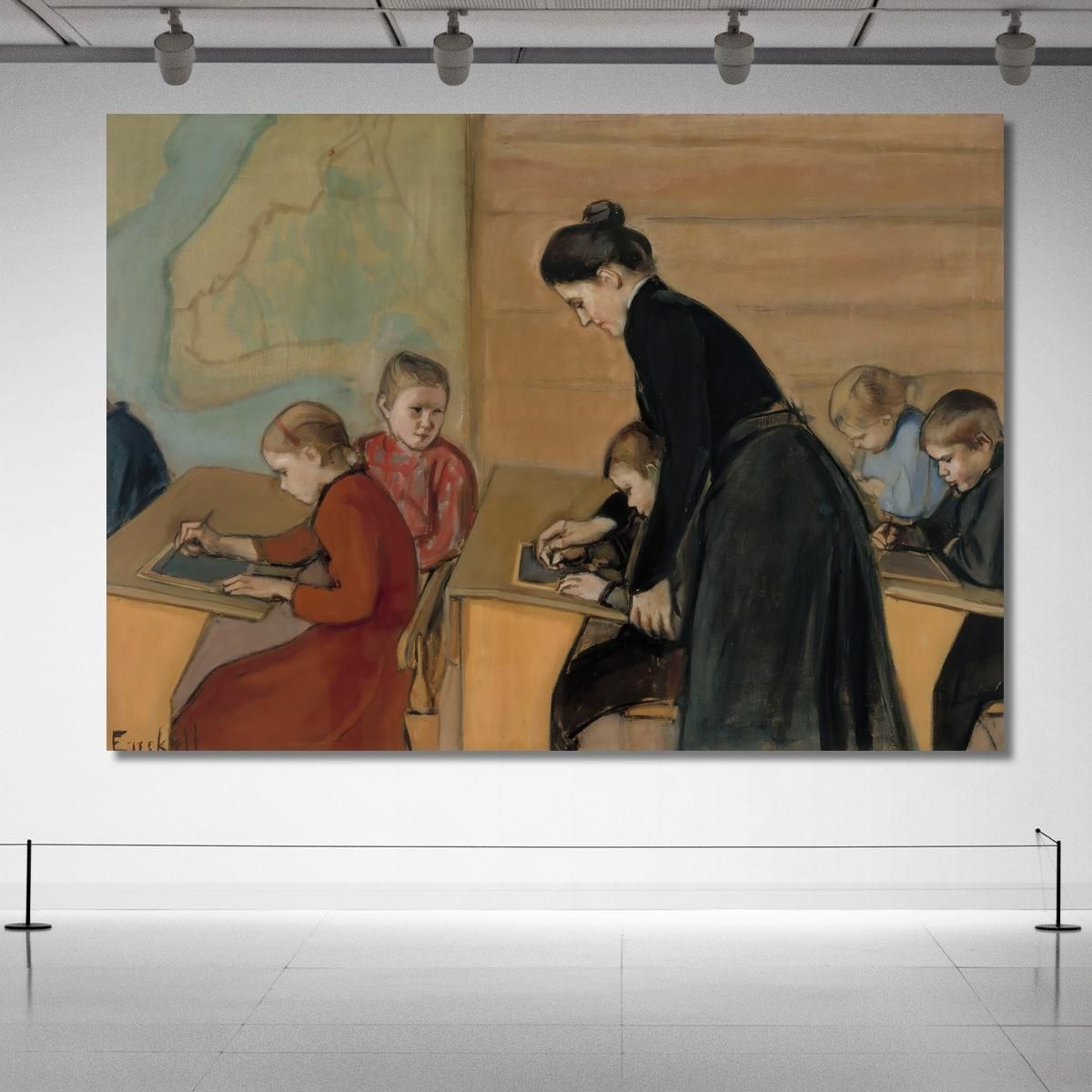 Elementary School Magnus Enckell mek15 canvas print
