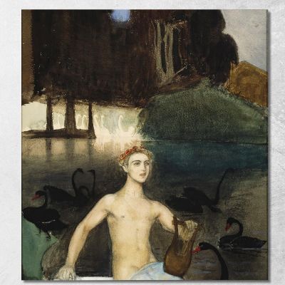 Fantasy Magnus Enckell mek16 canvas print 