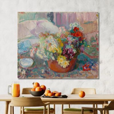 Flowers Magnus Enckell mek18 canvas print 