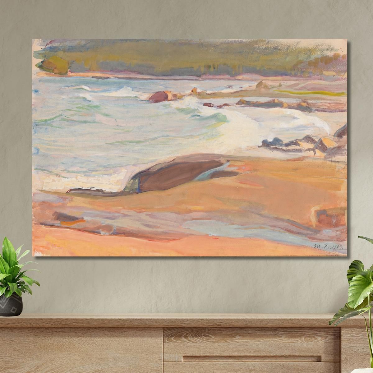 From Suursaari Island Magnus Enckell mek19 canvas print 