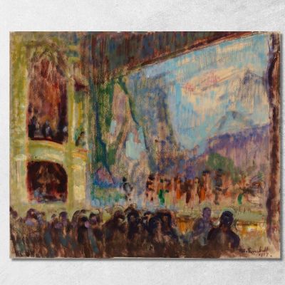Interior View Of The Finnish Opera Magnus Enckell mek26 canvas print 