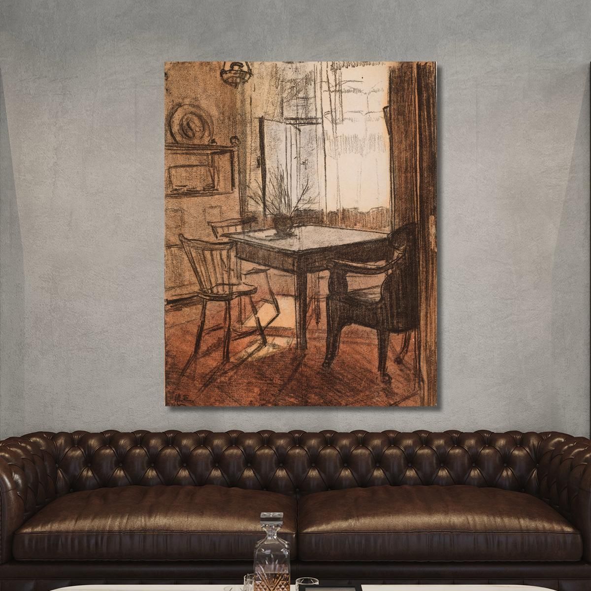 Interior Magnus Enckell mek27 canvas print 
