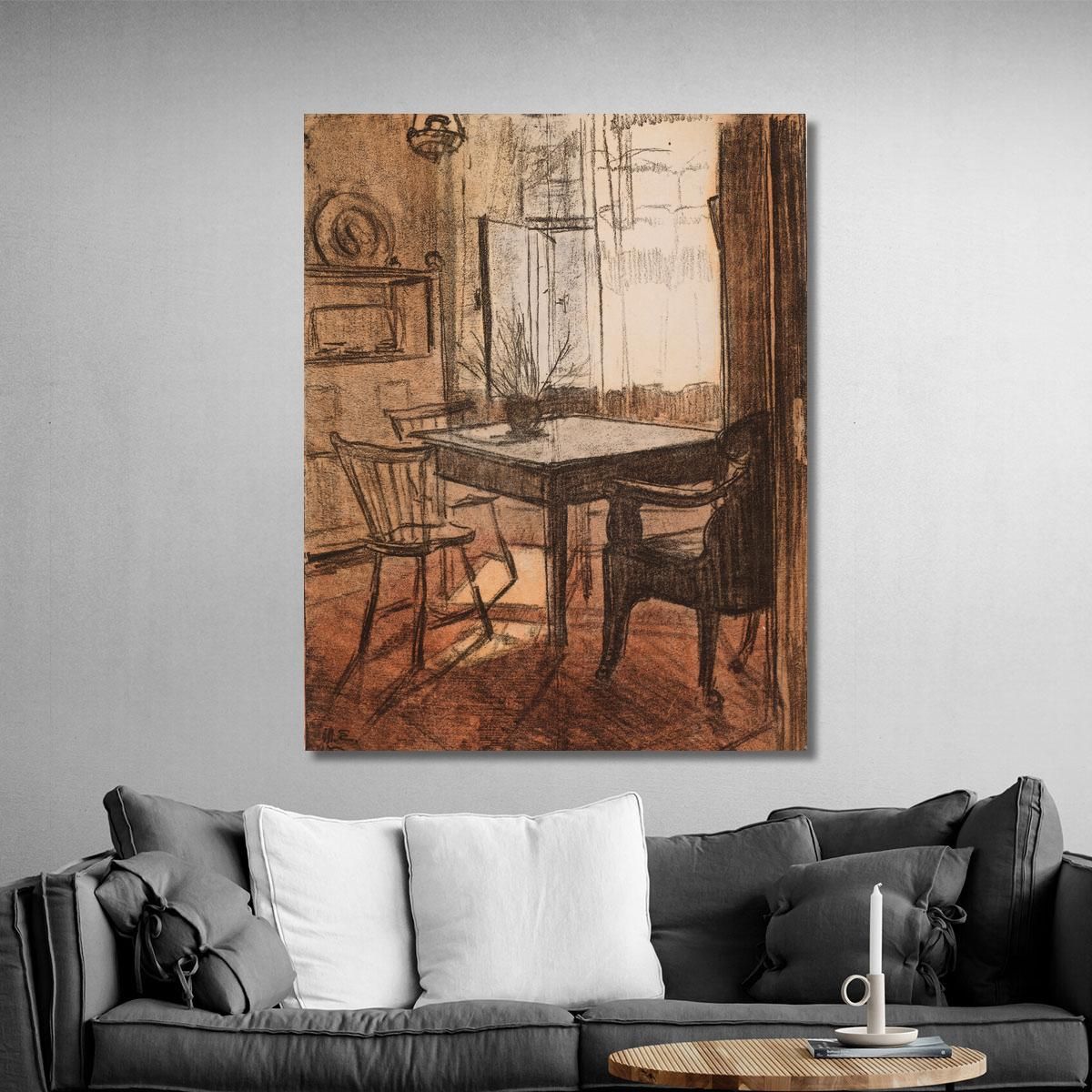 Interior Magnus Enckell mek27 canvas print 