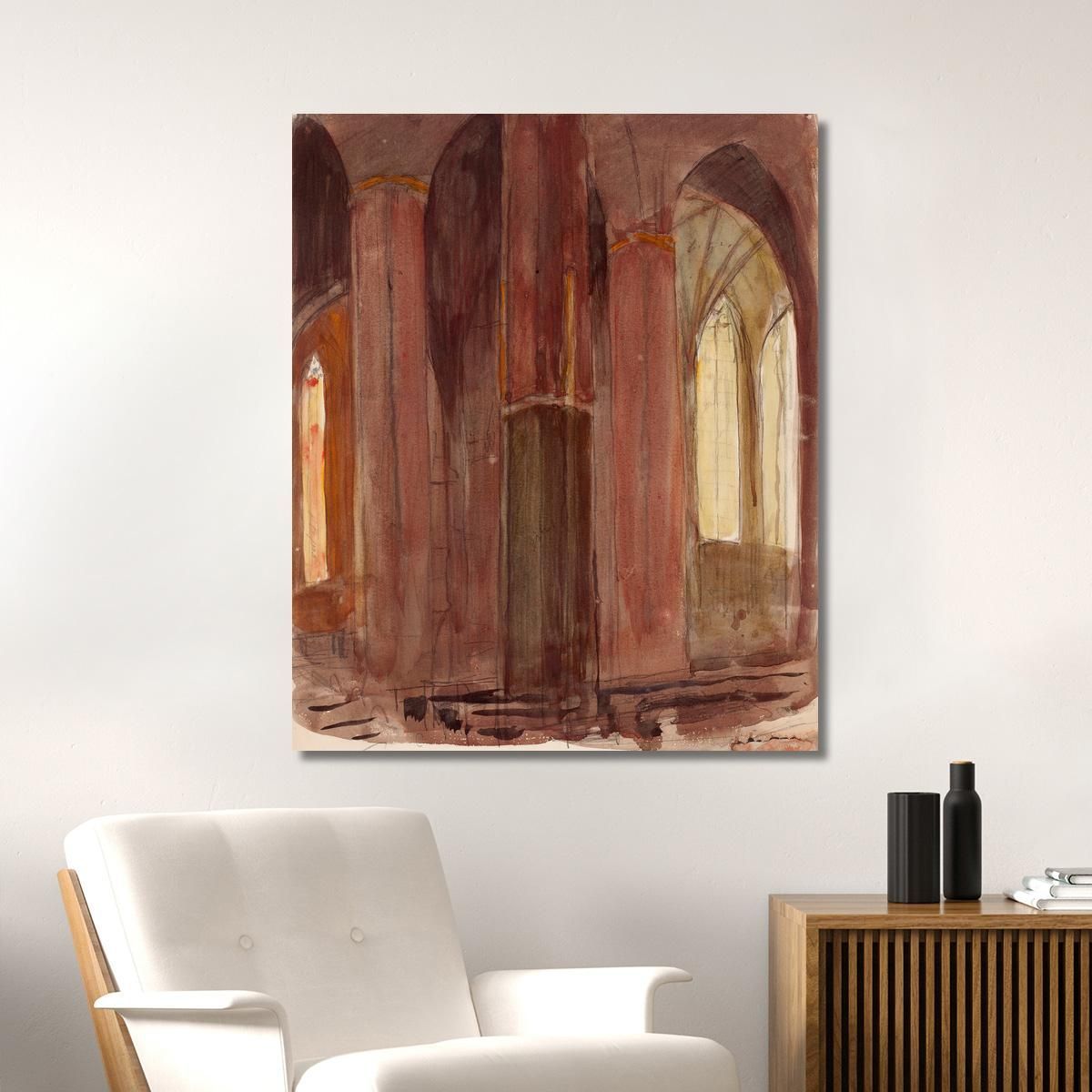 Cathedral Interior Magnus Enckell mek28 canvas print 