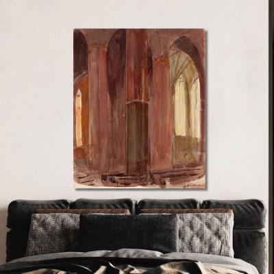 Cathedral Interior Magnus Enckell mek28 canvas print 