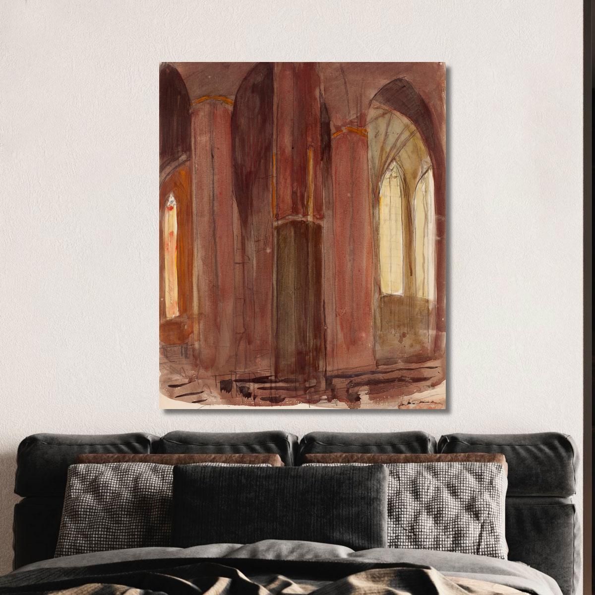 Cathedral Interior Magnus Enckell mek28 canvas print 