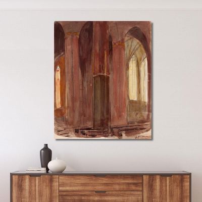 Cathedral Interior Magnus Enckell mek28 canvas print 
