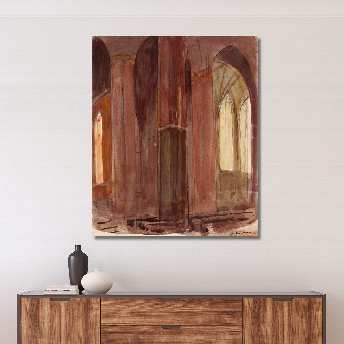 Cathedral Interior Magnus Enckell mek28 canvas print 