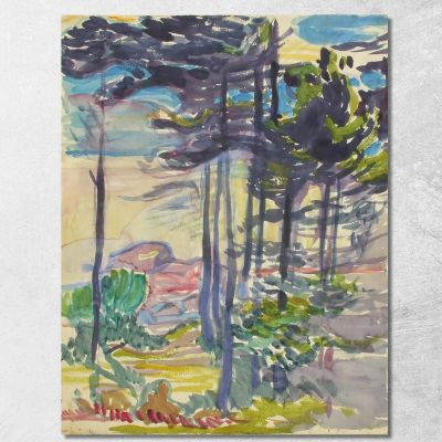 Landscape 4 Magnus Enckell mek31 canvas print 