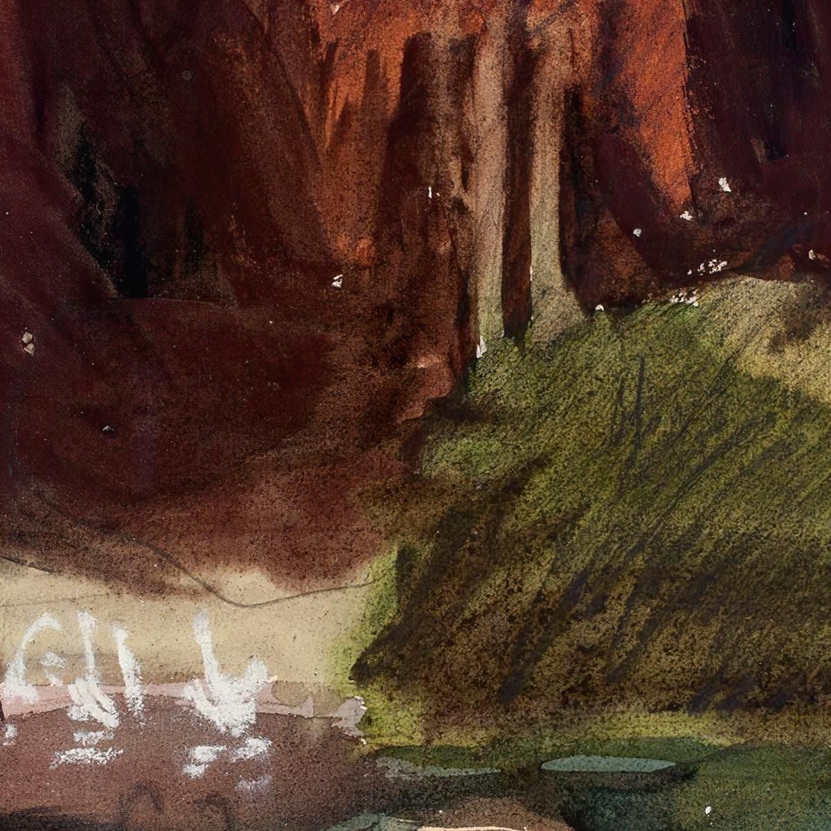 Sketch For Painting Fantasy Magnus Enckell mek35 canvas print