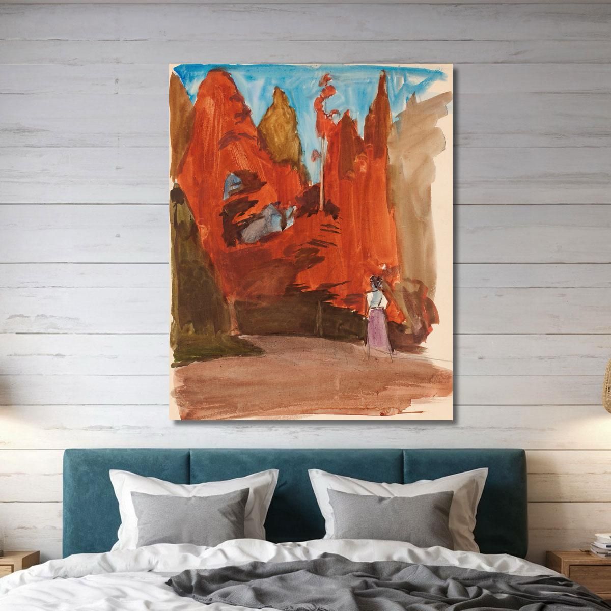 Landscape With A Woman Magnus Enckell mek38 canvas print