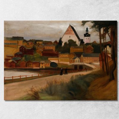 View From Porvoo Magnus Enckell mek47 canvas print 