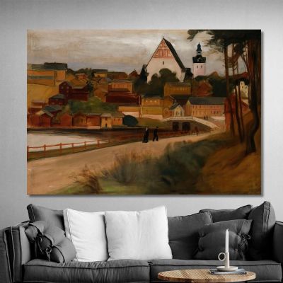 View From Porvoo Magnus Enckell mek47 canvas print 