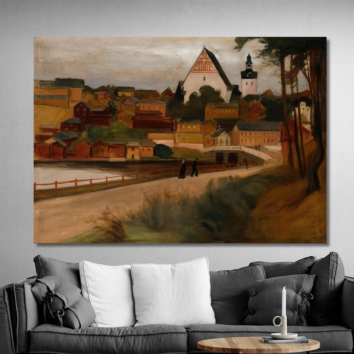View From Porvoo Magnus Enckell mek47 canvas print 