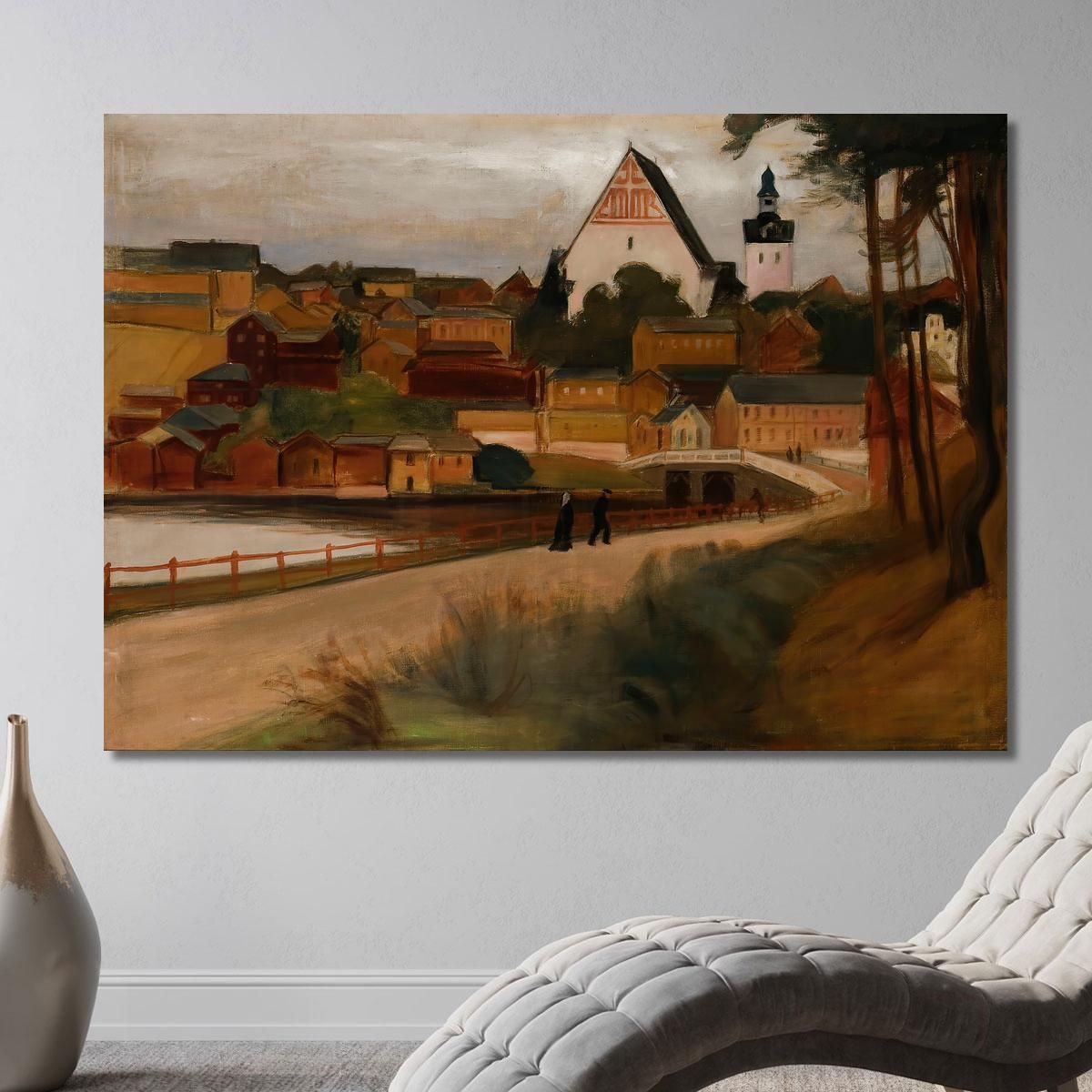 View From Porvoo Magnus Enckell mek47 canvas print 