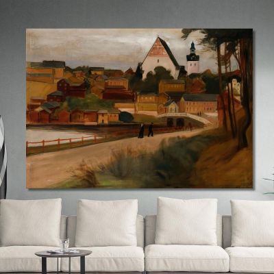 View From Porvoo Magnus Enckell mek47 canvas print 