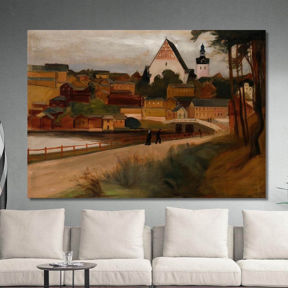 View From Porvoo Magnus Enckell mek47 canvas print 