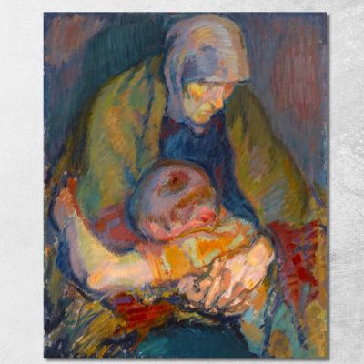 Compassion Magnus Enckell mek49 canvas print 