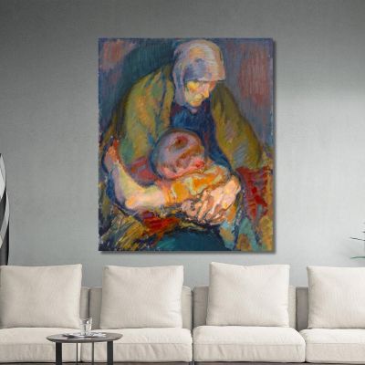 Compassion Magnus Enckell mek49 canvas print 