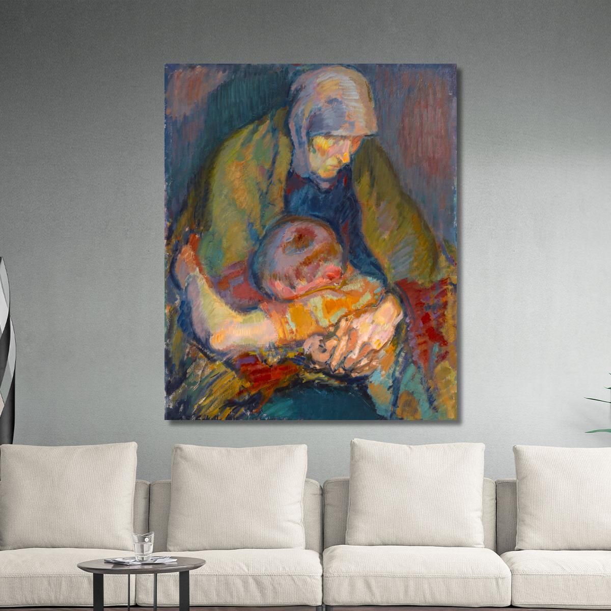 Compassion Magnus Enckell mek49 canvas print 