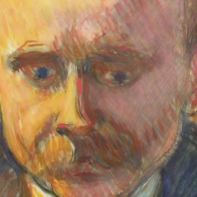 Portrait Of Edvard Richter Magnus Enckell mek51 canvas print