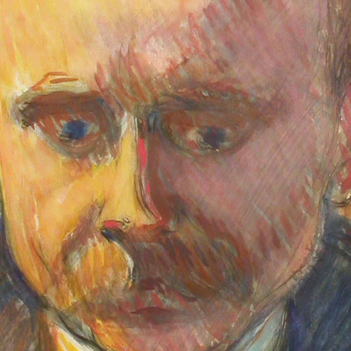 Portrait Of Edvard Richter Magnus Enckell mek51 canvas print