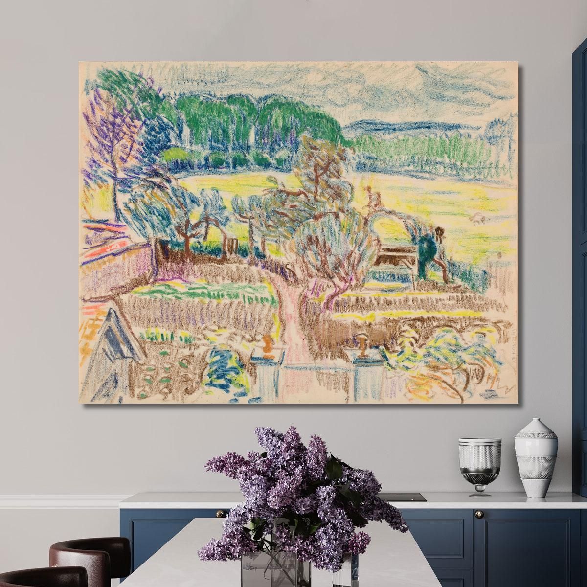 Garden Magnus Enckell mek57 canvas print 