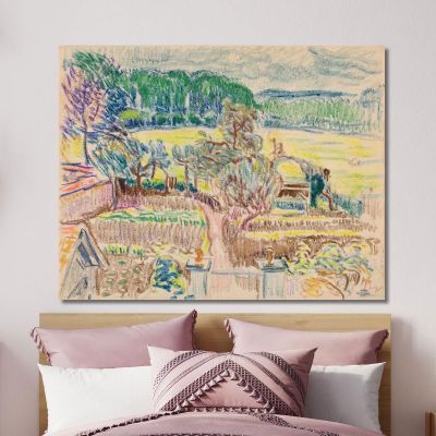 Garden Magnus Enckell mek57 canvas print 