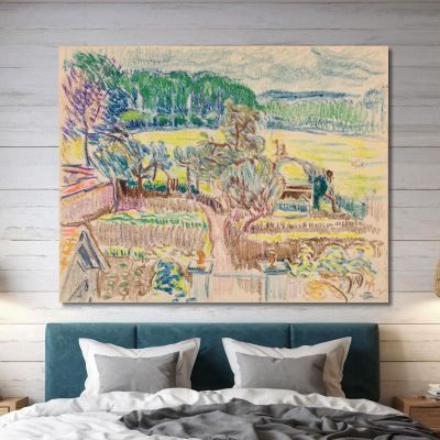 Garden Magnus Enckell mek57 canvas print 