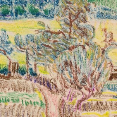 Garden Magnus Enckell mek57 canvas print